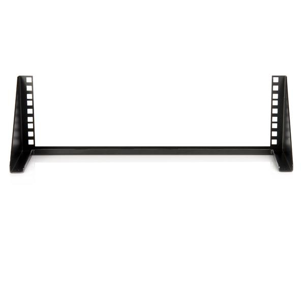 StarTech 3U 19in Steel Vertical Wall Mount Equipment Rack Bracket - 3U - Wall mounted rack - 56.7 kg - Black - Steel - Open - RK319WALLV