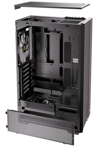 Antec Mid Flux Rear ATX/M-ATX/M-ITX o.N. BK retail - Midi/Minitower - ATX - Mini tower - ATX - 0-761345-10241-4