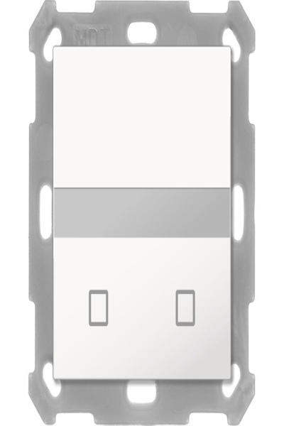 Détecteur de mouvement et interrupteur automatique MDT TS 55 blanc pur mat