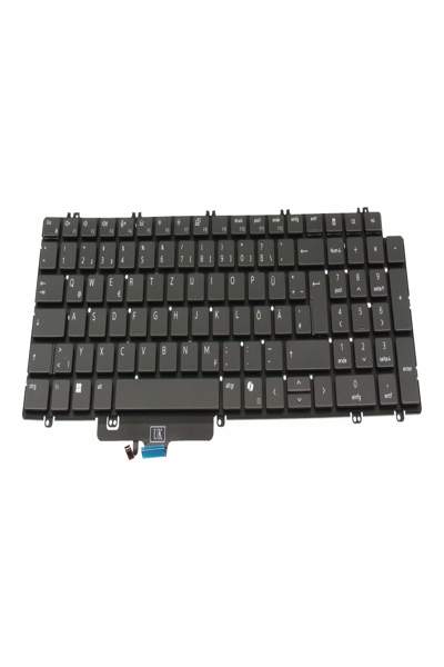 Dell 07FGP5 Tastatur DE deutsch grey Backlight Keyboard