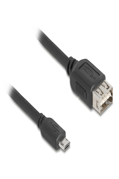 Delock Micro-USB B Male to USB F Reversible Cable - 81520