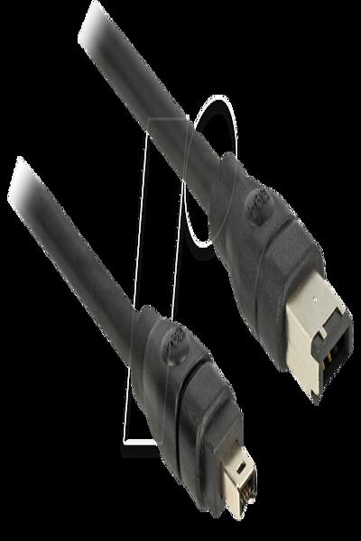 Delock IEEE 1394 cable - 6 PIN FireWire (M) to 4 PIN FireWire (M) - 82576