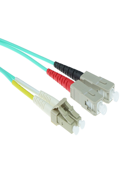 Câble de raccordement ACT LC/UPC multimode vers SC/UPC multimode