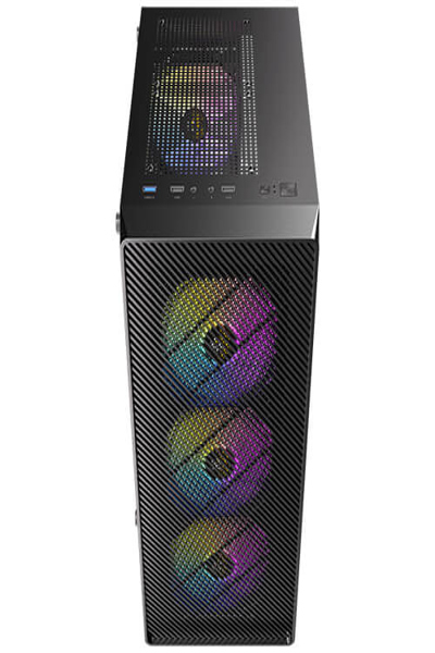 Antec AX26 RGB Elite Mid Tower Gaming Bl - Mini tower - 0-761345-10199-8