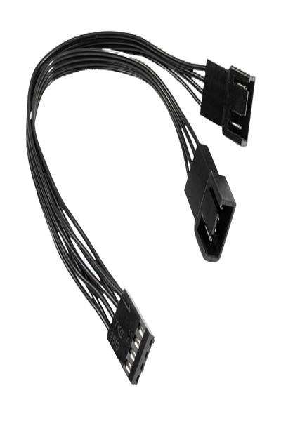 Inter-Tech 88885521 - 0,15 m - Mâle/Femelle - Noir - Droit - Droit