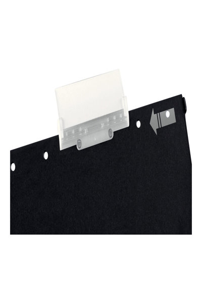 Esselte Leitz Alpha Active - A4 - Cardboard - Black - 225 g/m² - FSC - DIN 821 - 348 mm