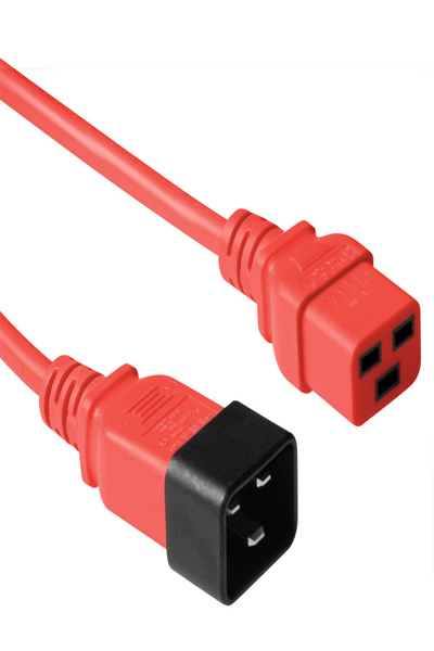 Rallonge d'alimentation ACT - IEC 60320 C20 vers IEC 60320 C19