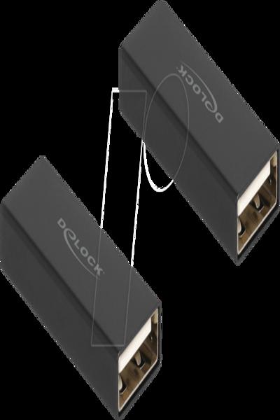 Delock USB gender changer - USB (F) to USB (F) - 65106