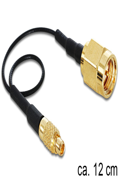 Delock Aerial adapter - SMA (M) to MMCX (M) - 88471