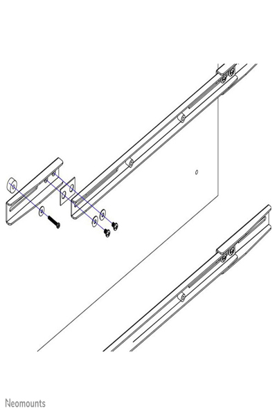 Neomounts FPMA-VESA800 VESA-adapter 27-60" - Silver - Steel - 50 kg - 600 x 400,700 x 400,800 x 450 - 152.4 cm (60") - 68.6 cm (27")