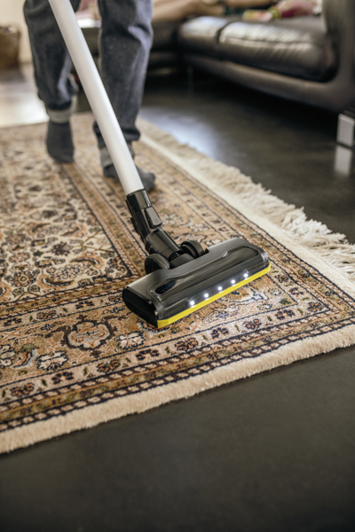 Kärcher VC 6, aspirateur balai 2 en 1, sans sac, noir, jaune