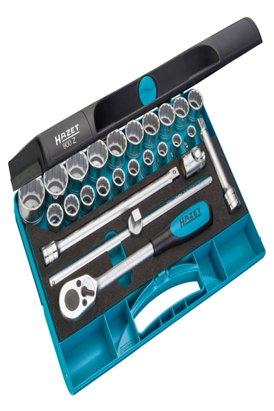 HAZET 900Z 1/2in Socket Set Metric/Imperial 25-Head