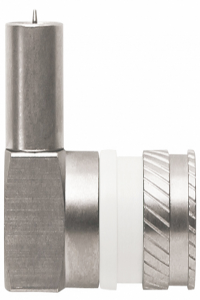 Axing CFS10051, type F, F, mâle, 90°, acier inoxydable, 50 pièces