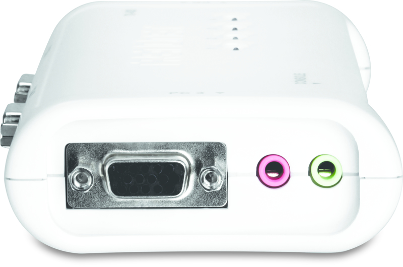 TRENDnet TK 409K KVM / audio / USB switch Desktop - TK-409K