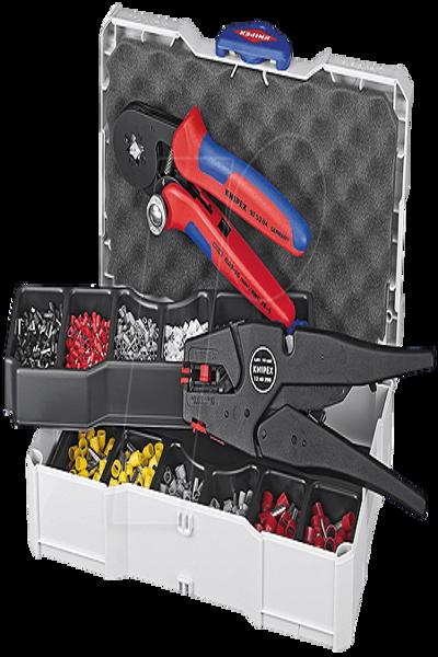 KNIPEX 97 90 10 Pince à sertir Assortiment pour embouts de câbles