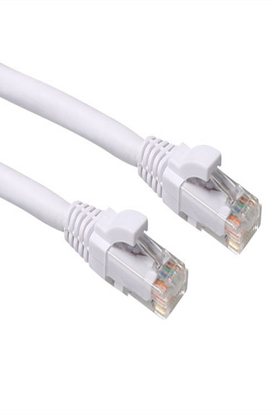 ACT White 20.00 meter U/UTP CAT6A patch cable snagless with RJ45 connectors - 20 m - Cat6a - U/UTP (UTP) - RJ-45 - RJ-45 - White
