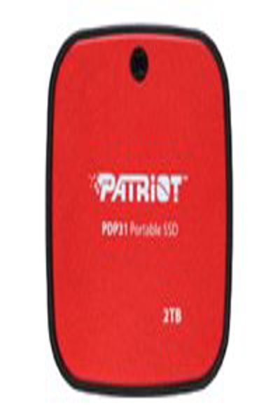 PATRIOT Portable SSD PDP31 2TB M.2 2230 Format USB 3.2 Gen2 USB Type-C External Black And Red - PDP312TB23UCK