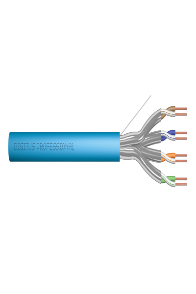 DIGITUS CAT 6A U/FTP installation cable, 305 m, simplex, Cca, Easy Pull Box - DK-1625-A-VH-305