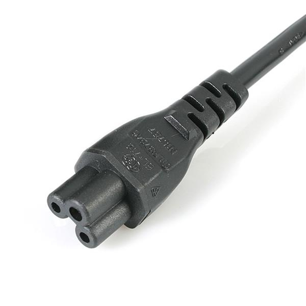 StarTech 2m Laptop Power Cord 3 Slot UK BS-1363 C5 - PXTNB3SUK2M