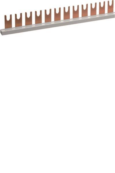 Hager phase busbar KD180U 1-pole fork 16qmm 80A 56M