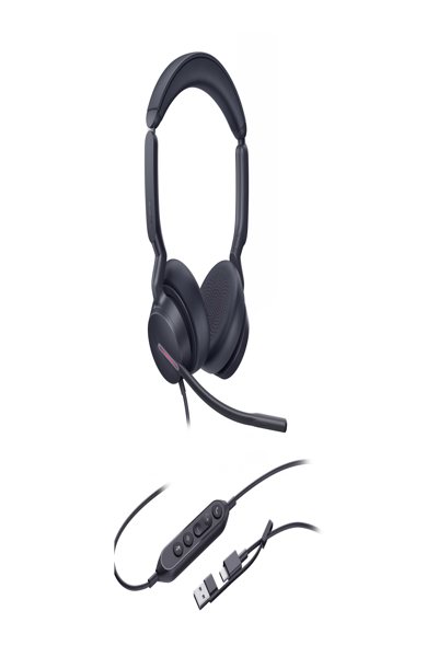 Casque Yealink UH46 Dual UC USB-C/A filaire noir