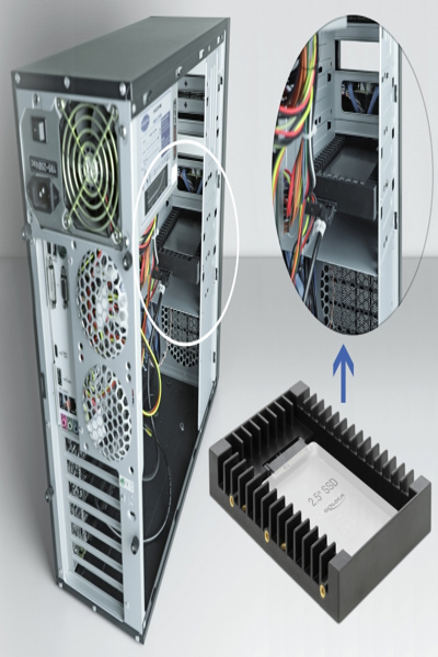 Delock förvaringsfackadapter - 3,5" till 2,5" - 18364