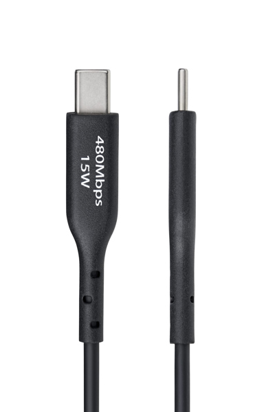 StarTech.com 1m USB-A till USB-C laddningskabel - USB2AC1MNC