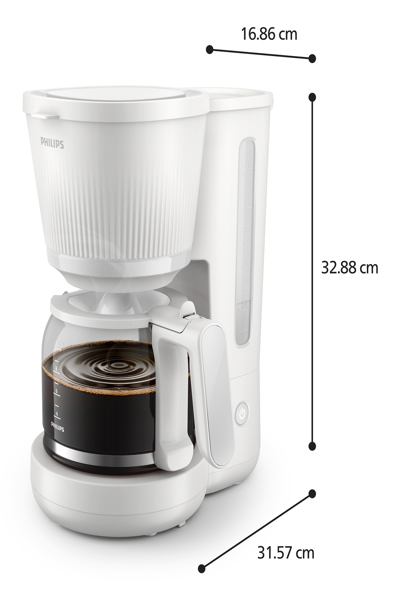 Philips HD7411/00 drip coffee maker white - HD7411/00