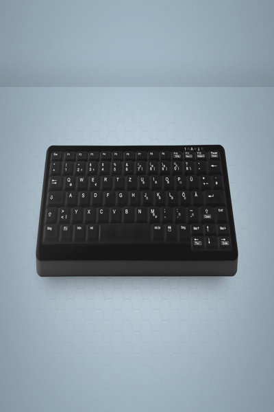 Cherry Hygiene Mini Notebook Style Keyboard Sealed USB Black - AK-C4110F-U1-B/GE