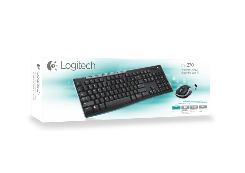 Logitech MK270 trådlös Combo - 920-004511