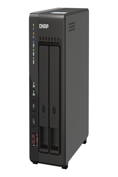 QNAP TS-253E NAS tower 8GB 16TB - TS-253E-8G/2XST8000VN004