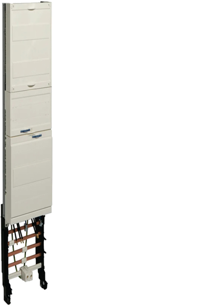 Panneau complet Hager Universe Z, espacement de 2 mètres, BKE-I OKK H 1050 mm, 1 champ