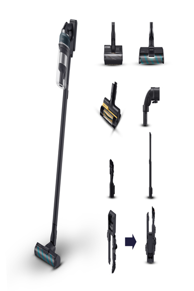 SAMSUNG VS20C8524TB 2-IN-1 STICK VACUUM BAGLESS BLACK/BLUE