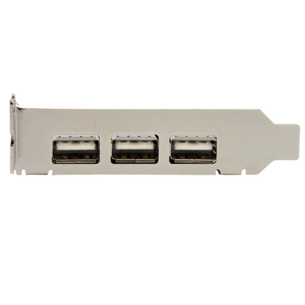 4 Port PCI Express Low Profile High Speed USB Card - PEXUSB4DP