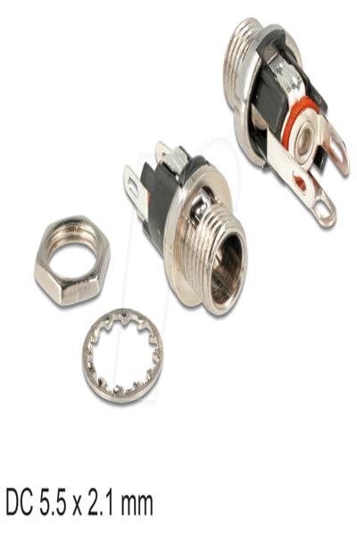 Delock Strömkontakt - DC-jack 2,1/5,5/9,5 mm (hona) - 89910