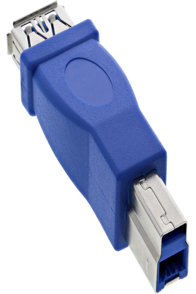 Adaptateur USB 3.0 InLine Type A femelle / Type B mâle