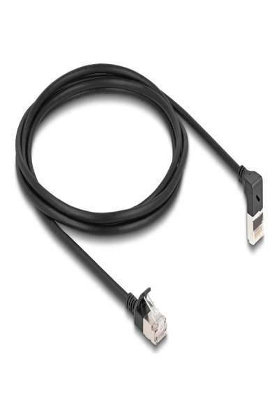 Câble réseau Delock - RJ-45 (M) coudé vers le haut vers RJ-45 (M) droit