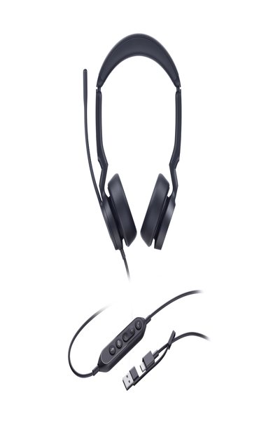 Casque Yealink UH44 Dual Teams USB-C/A 20 kHz