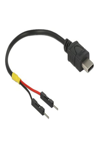 Delock USB / strömkabel - 24-pin USB-C (hane) till 2-pin USB-header (hane) separat - 85418