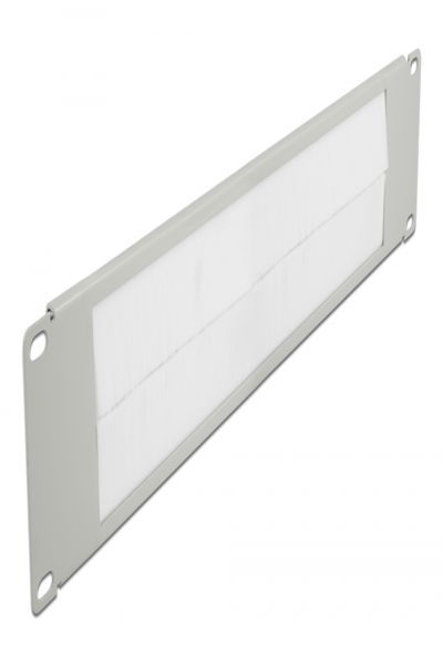 Delock Rack cable management panel with brush - 66536