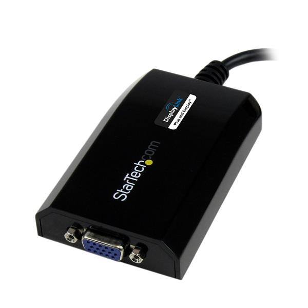 StarTech USB 3.0 to VGA Adapter - 1920x1200 - 3.2 Gen 1 (3.1 Gen 1) - USB Type-A - VGA (D-Sub) output - 1920 x 1200 pixels - USB32VGAPRO