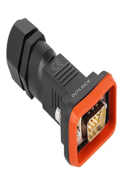 Delock Data connector - DB-9 (M) - 87802