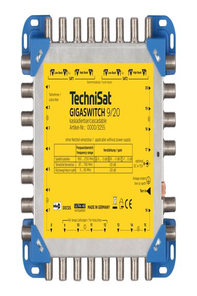 TechniSat GigaSwitch 9/20 Distribution Unit - 0000/3255