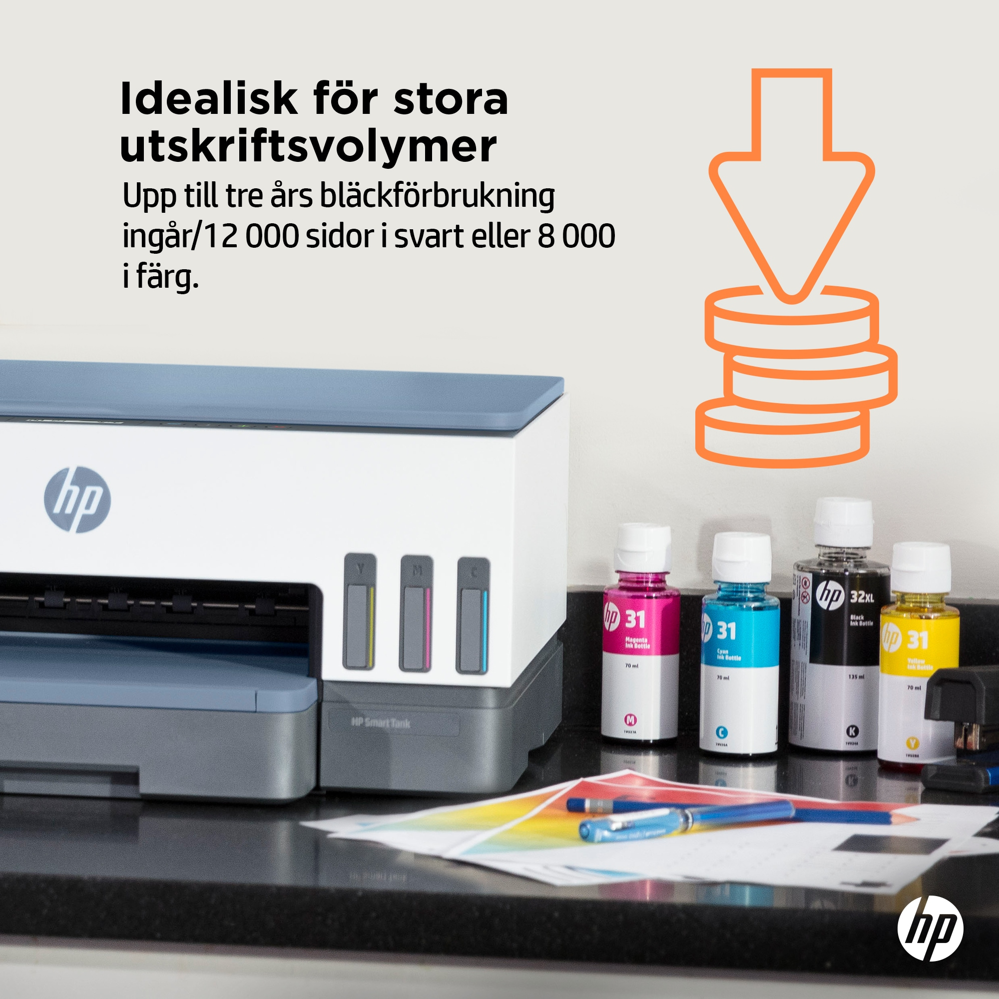HP Printer Smart Tank 7006 All-in-One - Inkjet - Colored - 28B55A#BHC