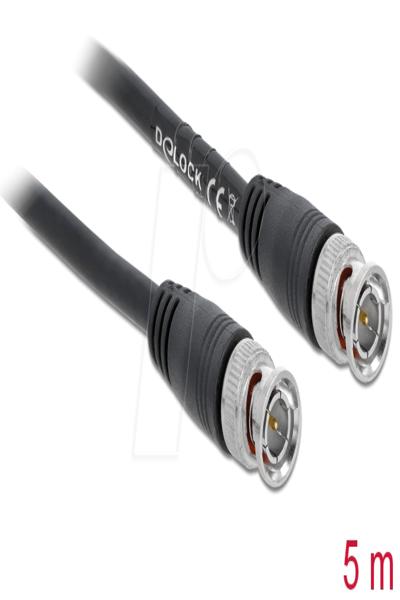 Delock Videokabel - BNC-hane till BNC-hane - 80084