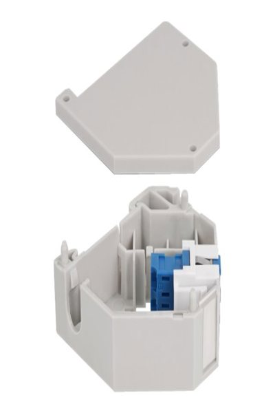 Adaptateur de montage sur rail DIN pour prise Keystone Delock