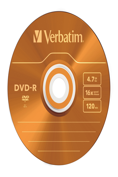 Verbatim Colours - 5 x DVD-R - 4.7 GB 16x - 43557