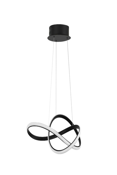 Lampe suspendue LED noire Activejet AJE-MEGAN