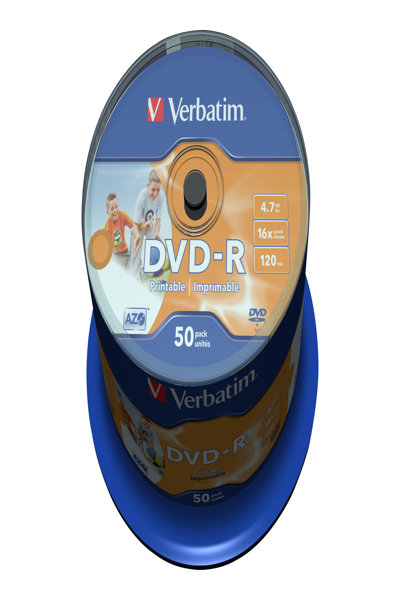 Verbatim 50x DVD-R - 4,7 GB 16x - 43533