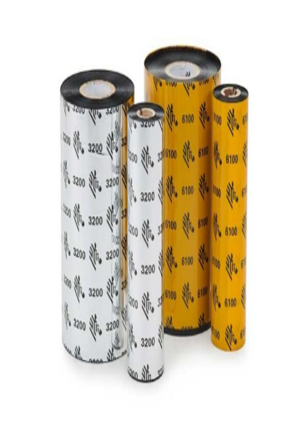 Zebra Premium Wax/Resin 110mm x 50m Black Sample - 03200BK11005